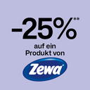 -25% auf ein Produkt von Zewa